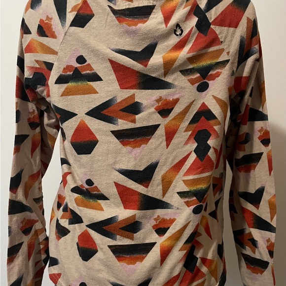 Volcom vintage* long sleeve crop top - Picture 2 of 3